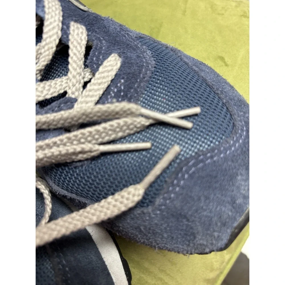 New Balance 574 Classic Men's Blue Suede Mesh Athletic Sneakers Lace-Up US 9.5